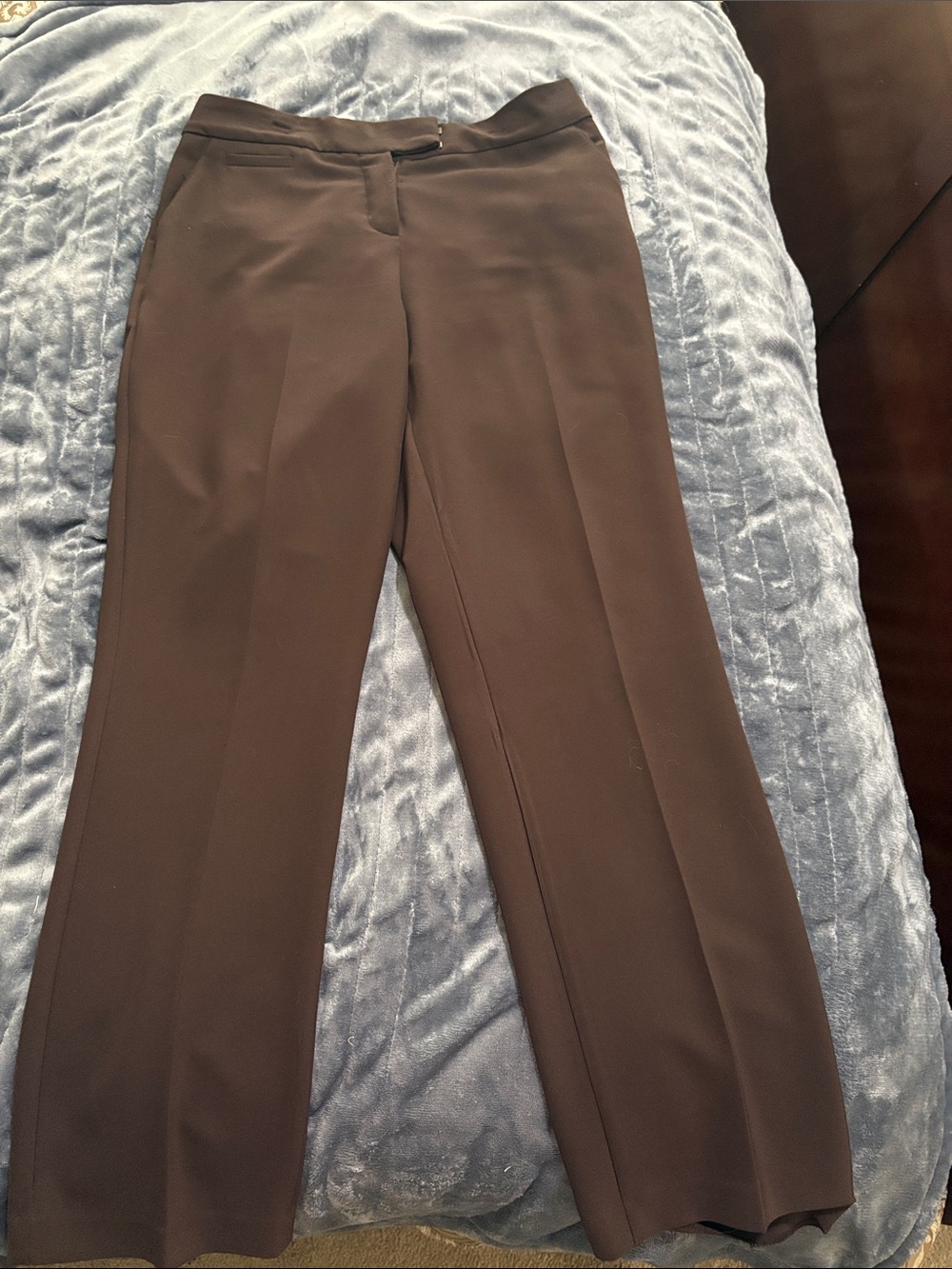 Investments Women’s Dark Brown Dress Pants - Straight Leg